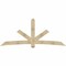 Ekena Millwork Alberta Rough Sawn Timber Gable Bracket, Douglas Fir, 108"W x 45"H x 6"D x 6"F, 10/12 Pitch GBW108X45X0606ALB00RDF - alternate 1